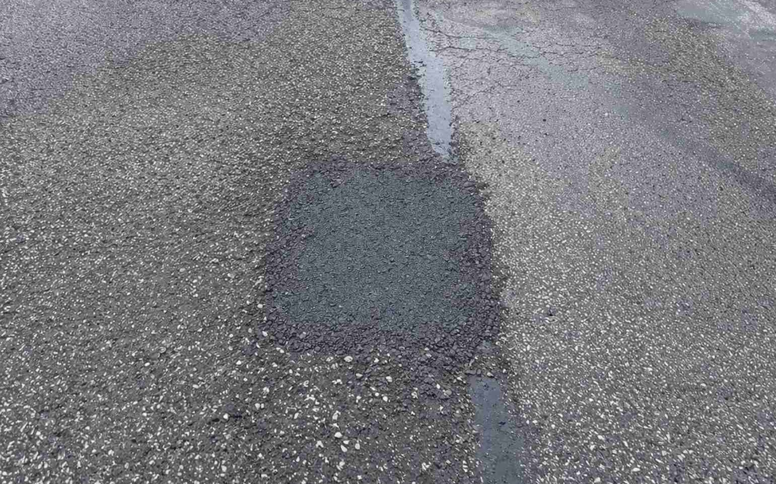 Pothole repaired and surface restored